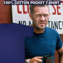 Load image into Gallery viewer, POCKET TEE BLUE