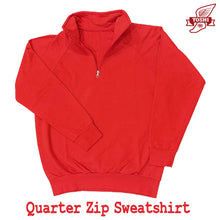 Carica l'immagine nel visualizzatore di Gallery, QUARTER  SWETSHIRT RED