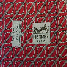 Cargar imagen en el visor de la galería, H- CHEVAL BORDEAUX Bracelet - Hermes® Silk &amp; 18K plated donut
