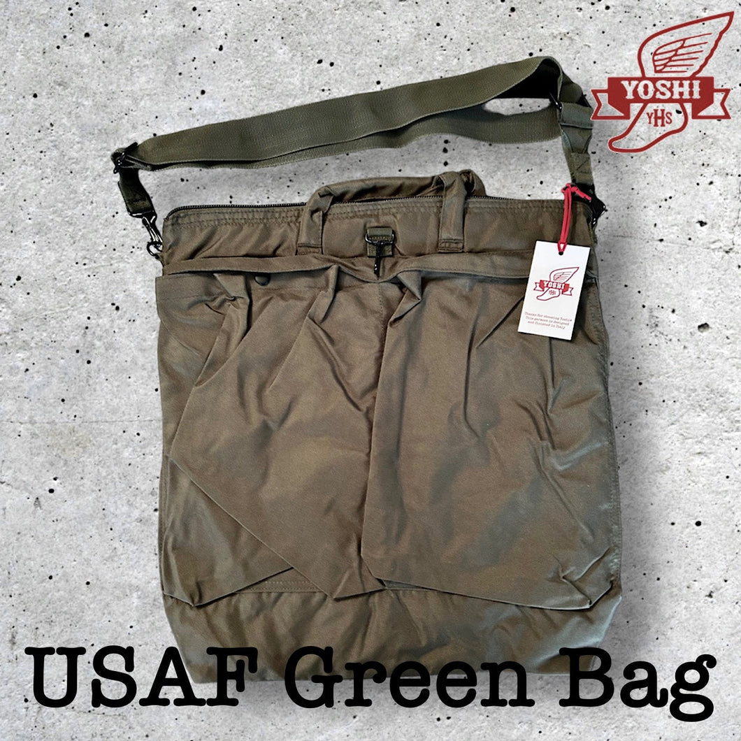 GREEN Borsa USAF - Aviator helmet, Pc/Mac Bag