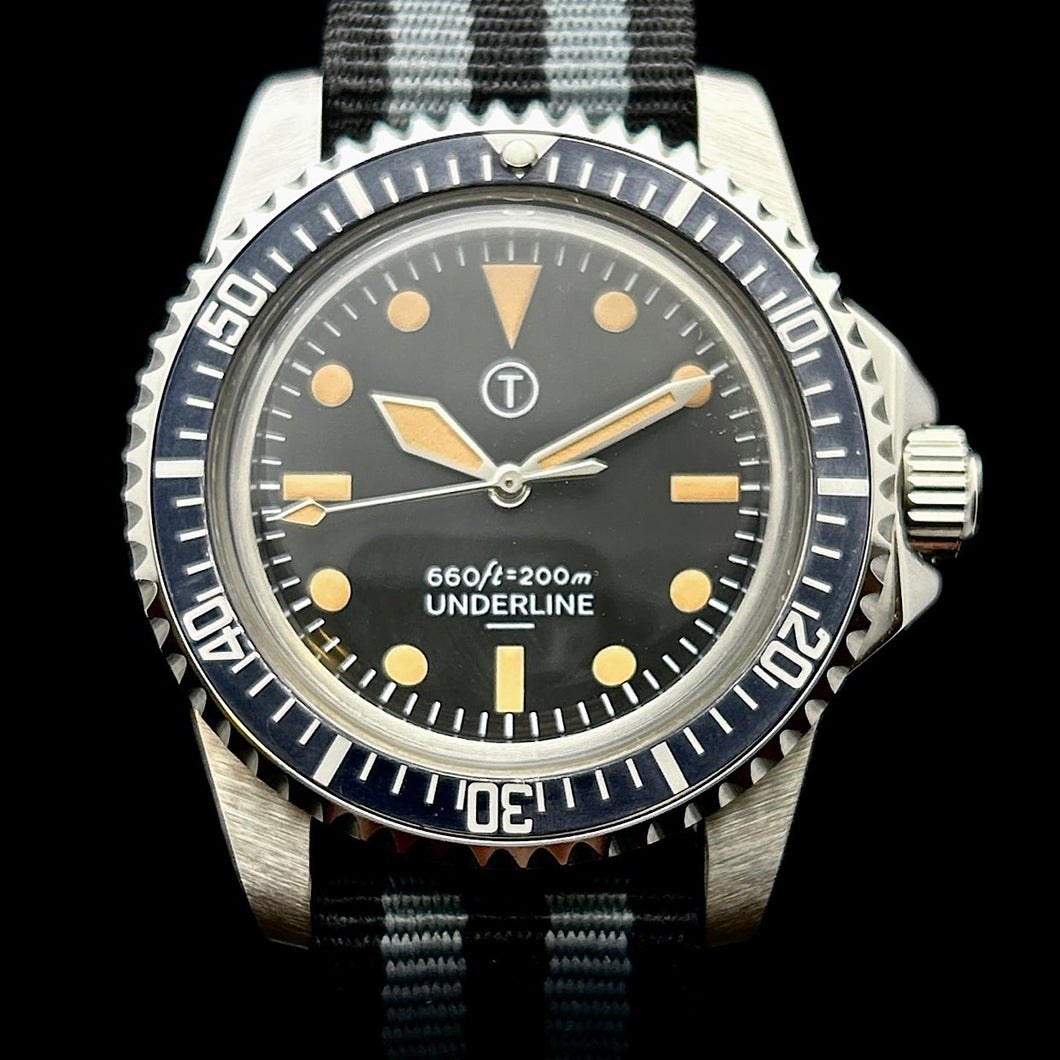 UNDERLINE MILSUB- VINTAGE BEZEL