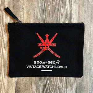 CLUTCH BAG "VINTAGE WATCH LOVER"