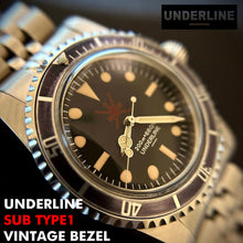 Cargar imagen en el visor de la galería, UNDERLINE SUB TYPE1 - VINTAGE BEZEL
