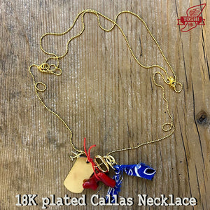 Callas necklace 18K gold plated