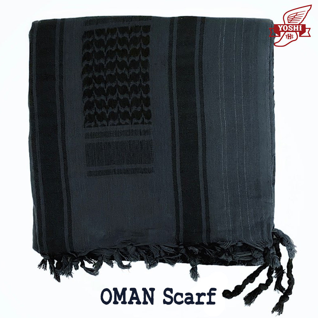 OMAN BLUE scarf - sciarpa