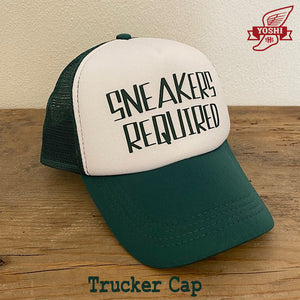 GREEN SNEAKERS REQUIRED trucker cap