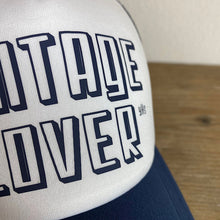 Load image into Gallery viewer, NAVY VINTAGE LOVER YHS trucker cap
