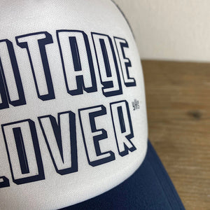 NAVY VINTAGE LOVER YHS trucker cap